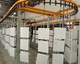 Тормозная шайба TS16949 распыляя электростатическое оборудование для нанесения покрытия энергосберегающее