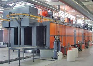 500kg/H опрокидывая тип автоматическую линию покрытия быстрое засыхание металла