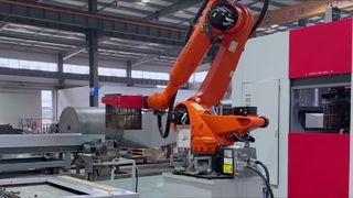 Планетарная машина с шестью корзинами + линия вторичного вращения печи отверждения для бразильских клиентов